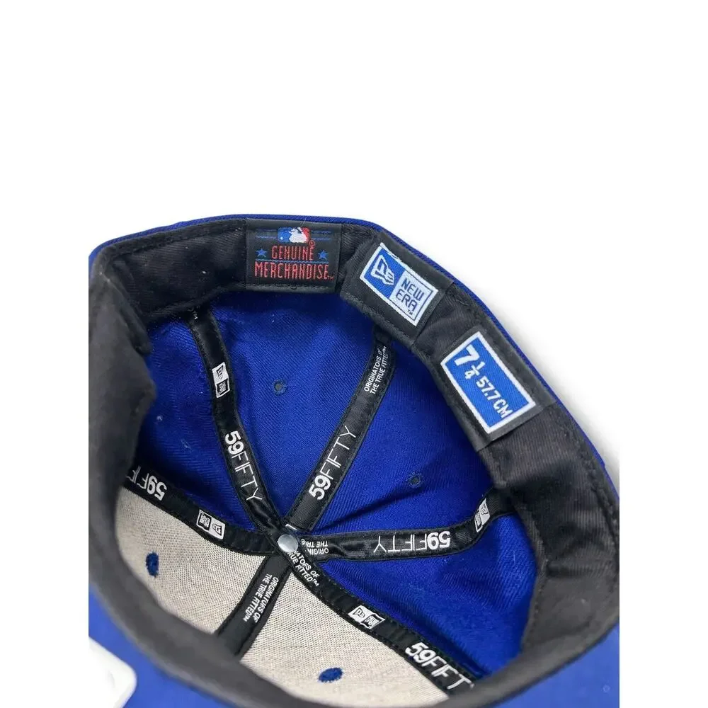 Los Angeles Dodgers Chess New Era 59Fifty Baseball Hat Size‎ 7-1/4 MLB Fitted